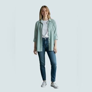 Ashley by 26 International Utility Collection Courderoy Light Blue Shack…